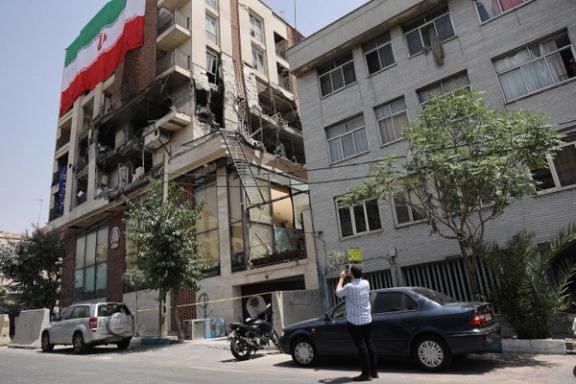 A view of the aftermath of an Israeli strike on a building last week, after the ceasefire between Israel and Iran, in Tehran, Iran, June 25, 2025.