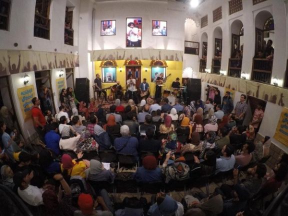 A performance during the music festival in Bushehr (February 2024)