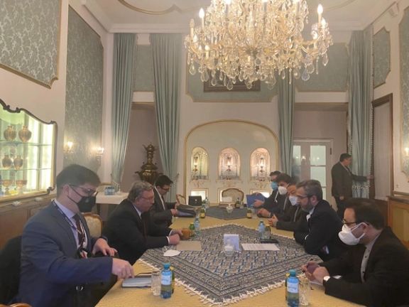 Iran and Russia delegations meeting in Vienna. March 3, 2022