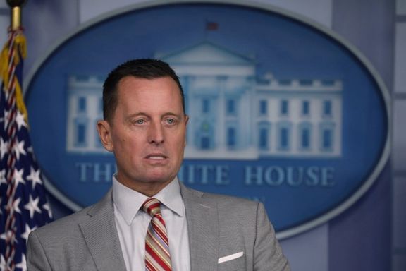 White House Advisor Richard Grenell takes part in a press briefing at the White House in Washington, September 4, 2020