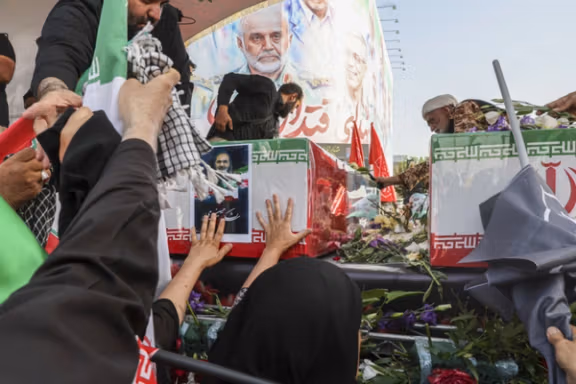 مقامهای جمهوری اسلامی در تشییع جنازه فرماندهان سپاه بر قطع همکاری با آژانس تاکید کردند