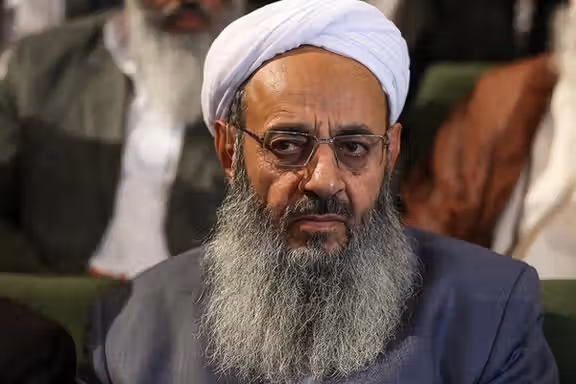 Sunni religious leader of Zahedan, Mowlavi Abdolhamid
