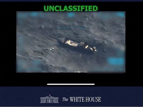 حمله ارتش آمریکا به شناور مظنون به قاچاق مواد مخدر در دریای کارائیب ۶ کشته بر جای گذاشت