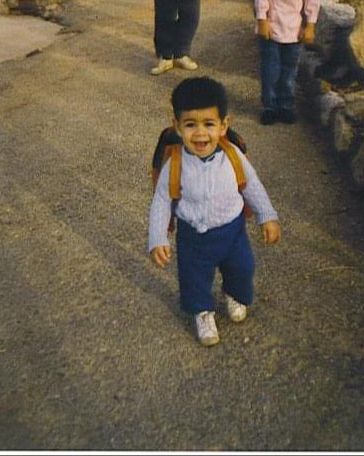 Jonathan Elkhoury as a child in Southern Lebanon.
