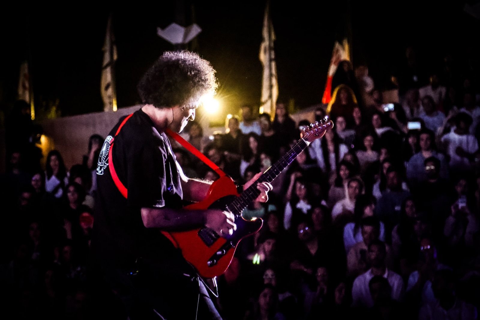 Iranian band Bomrani performing in Shiraz