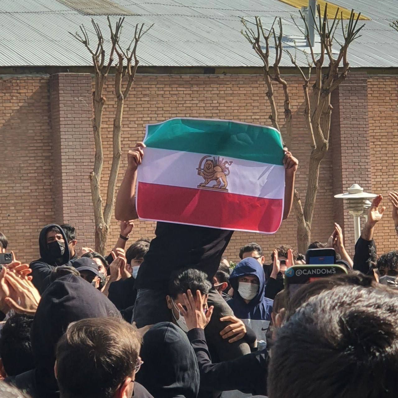 وزیر علوم از برخورد قضایی با دانشجویانی که پرچم شیروخورشید را برافراشتند، خبر داد
