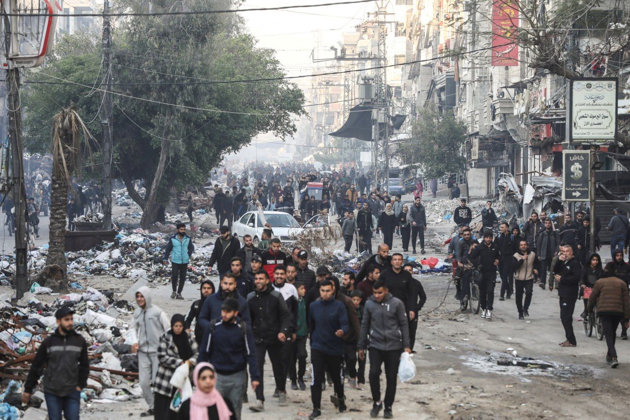 بازگشت آواره‌های فلسطینی به خانه‌های خود پس از آتش‌بس غزه