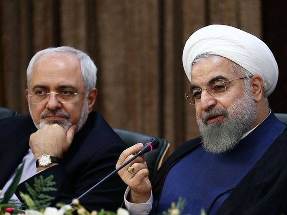President Rouhani with his well-known foreign minister Javad Zarif in 2020