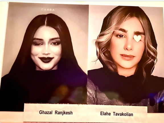 Two young Iranian protesters blinded by shotgun birdshots in 2022