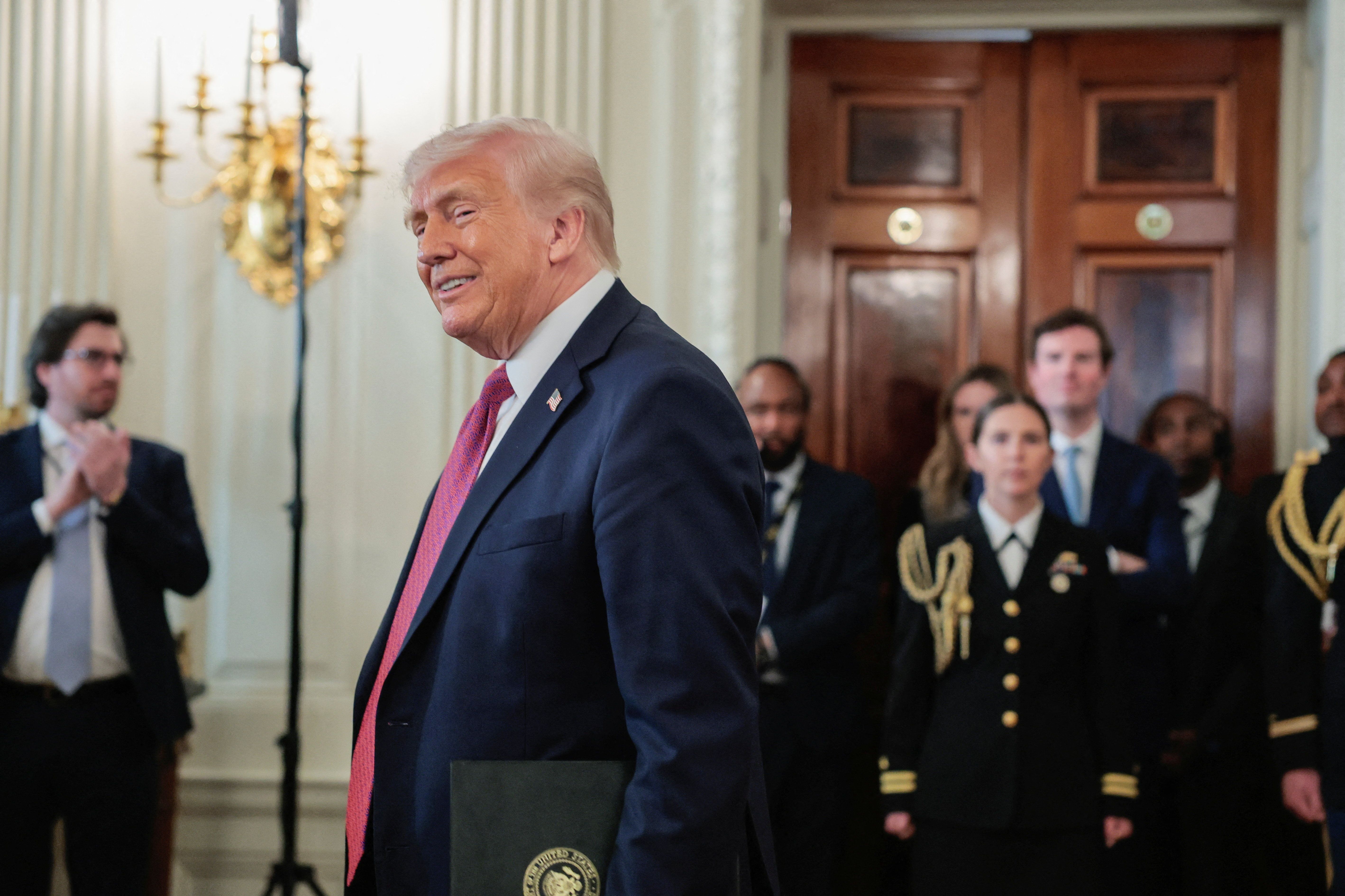 دونالد ترامپ: جمهوری اسلامی در تشخیص رهبر خود به‌شدت سردرگم است