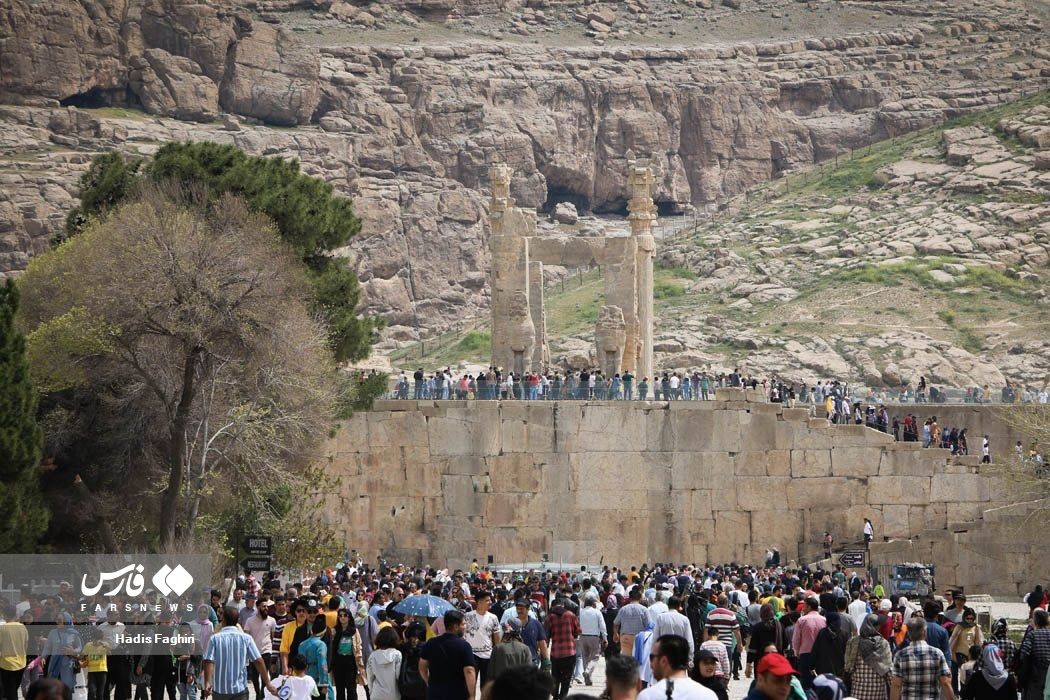 Iranians visiting Persepolis during Nowruz holidays  (March 2023)