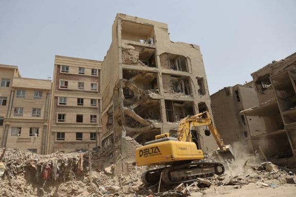 A view shows the aftermath of an Israeli strike on a building, after the ceasefire between Israel and Iran, in Tehran, Iran, June 26, 2025.