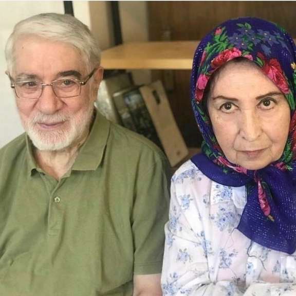 Mirhossein Mousavi and his wife Zahra Rahnavard under house arrest