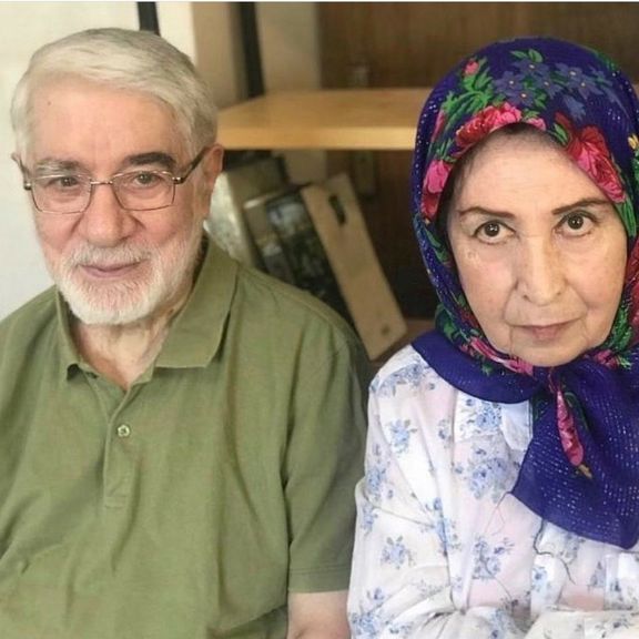Mirhossein Mousavi and his wife Zahra Rahnavard under house arrest