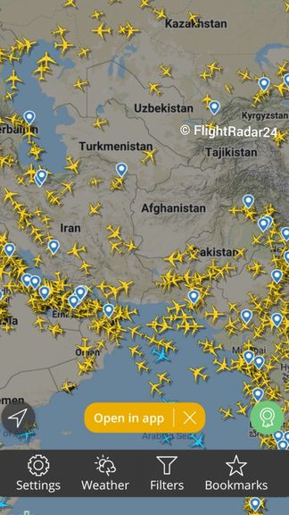 Afghanistan under Taliban control; The empty sky of a country that wanted to be the 'crossroads of Asia' and the 'connecting point'