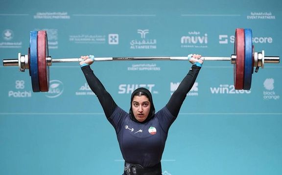 بازیهای کشورهای اسلامی؛ زهرا حسینی به مدال برنز یکضرب وزنهبرداری رسید