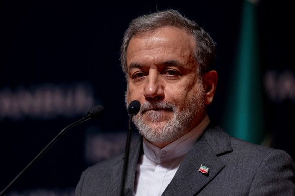 Iranian Foreign Minister Abbas Araqhchi looks on during a press conference in Istanbul, Turkey, June 22, 2025.