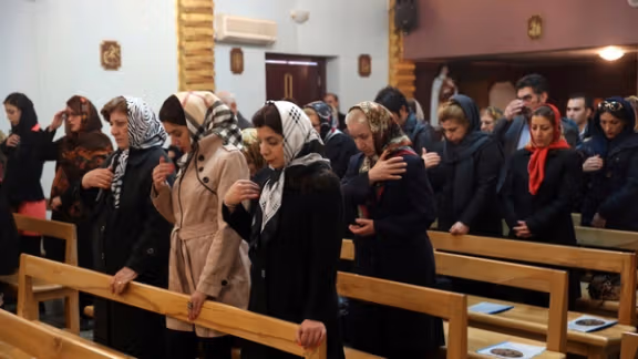 File photo of a group of `Iranian Christians
