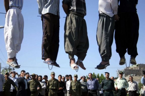 File photo of a public execution in Iran