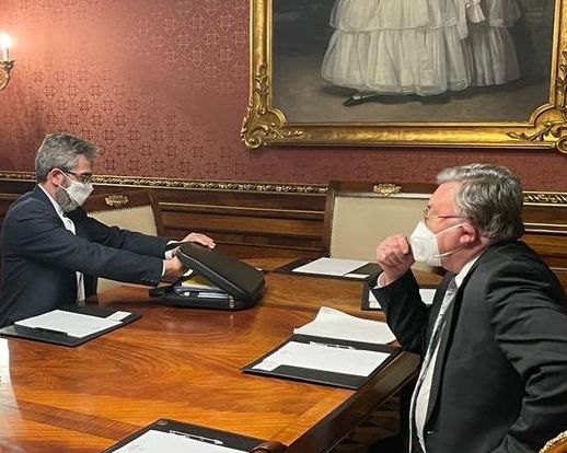 Russian and Iranian chief negotiators holding a separate meeting in Vienna. January 23