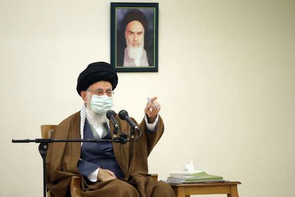 Iran's Supreme Leader Ali Khamenei on January 1, 2022
