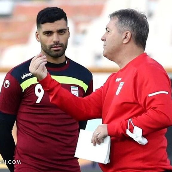توییت مهدی طارمی برای همبازیانش در تیم ملی فوتبال ایران پیش از دیدار مقابل سوریه