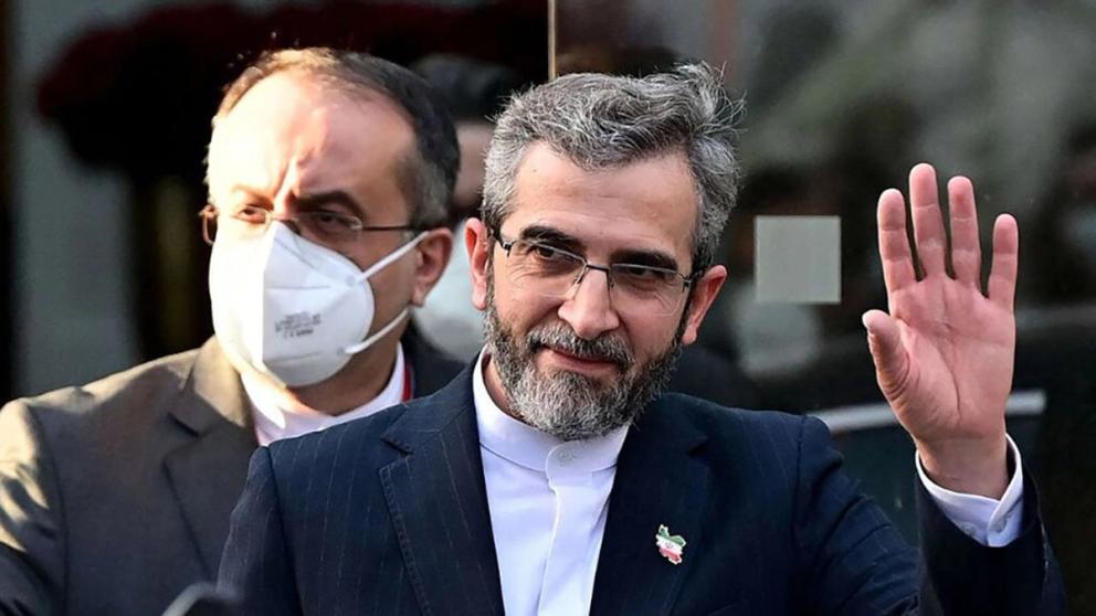 Iran's chief nuclear negotiator Ali Bagheri-Kani in Vienna 