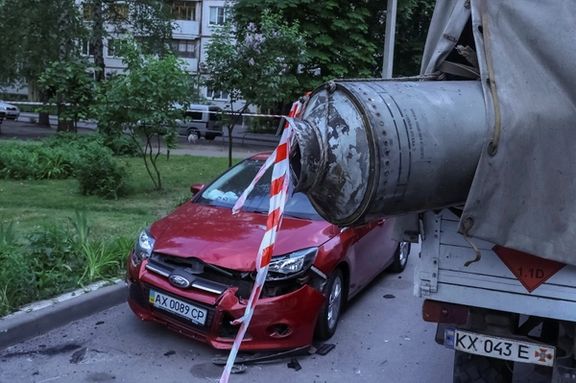 حمله موشکی روسیه به خارکیف، اوکراین، ۲۵ اردیبهشت