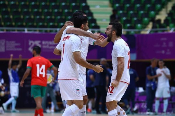 ایران ۵-۰ مراکش؛ تیم ملی فوتسال ایران قهرمان بازیهای کشورهای اسلامی شد
