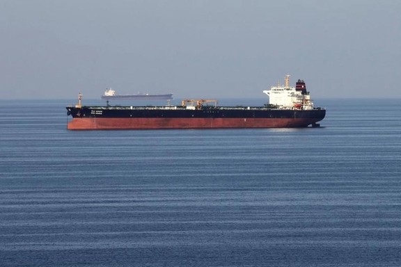 An oil tanker in the Persian Gulf