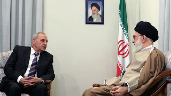 رئيس البرلمان اللبناني يطلب من خامنئي إصدار فتوى تدعو حزب الله لتسليم سلاحه