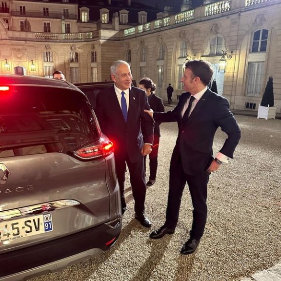 نتانیاهو و مکرون درباره تهدید هستهای و منطقهای ایران و تروریست شناختن سپاه رایزنی کردند