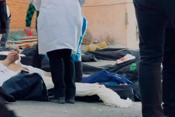 پیکر یک معترض کشتهشده در کهریزک با دستان بسته