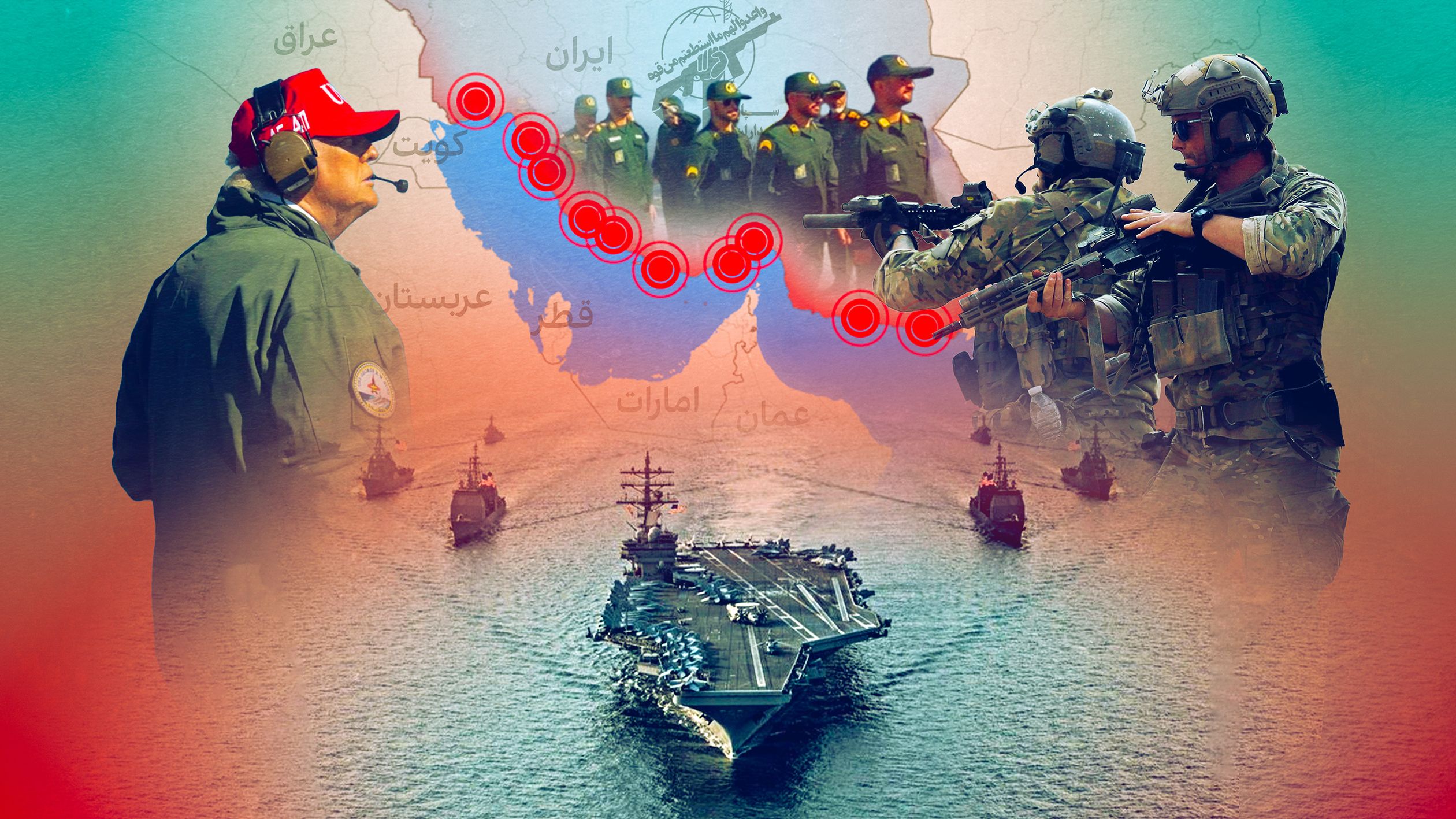 آغاز محاصره دریایی سپاه پاسداران؛ هدف ترامپ: بازگشایی تنگه یا تدارک حمله نظامی دوباره؟