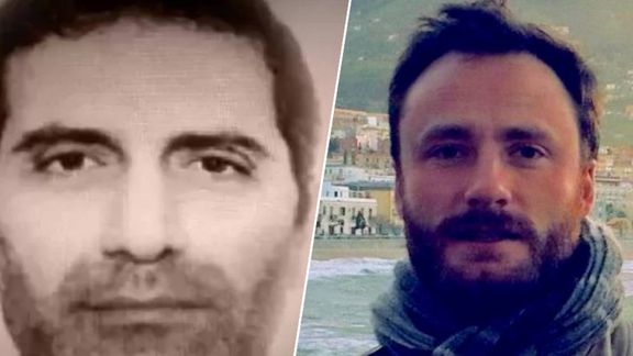 Iranian diplomat Asadollah Assadi (left) and Belgian aid worker Olivier Vandecasteele
