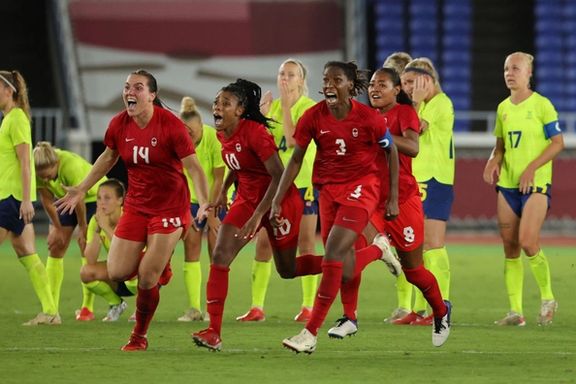 تیم فوتبال زنان کانادا به مدال طلای المپیک ۲۰۲۰ توکیو رسید