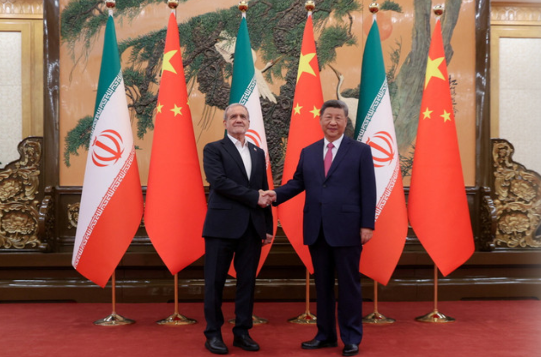 China backs Iranian government, warns against foreign intervention
