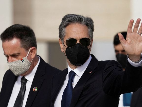 US Secretary of State Antony Blinken arriving in UAE. May 16, 2022