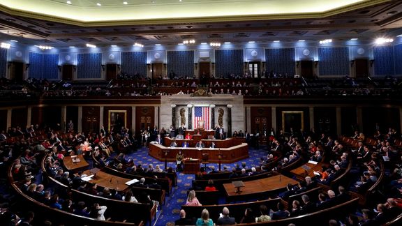Members of the US House of Representatives at the US Capitol in Washington, January 4, 2023