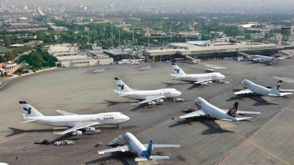 File photo of Tehran’s Mehrabad Airport