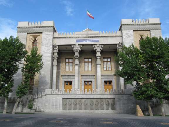 Iran's foreign ministry building in Tehran