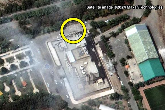 تصویر ماهوارهای از آوار باقیمانده از مهمانخانه محل اقامت هنیه در تهران