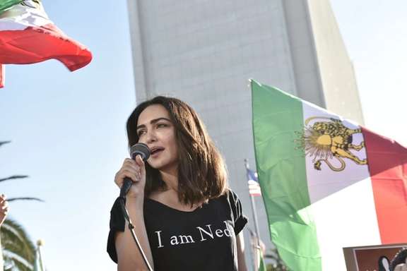 Iranian-born actress and political activist Nazanin Boniadi