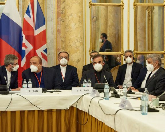 The Iranian delegation at the Vienna nuclear talks