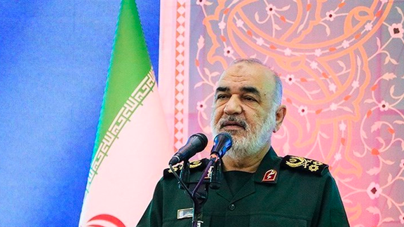 فرمانده کل سپاه پاسداران مسوولیت تهدیدهای امنیتی علیه ایراناینترنشنال را پذیرفت