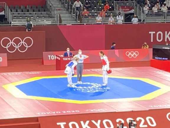 کیمیا علیزاده مقابل جید جونز، تکواندوکار بریتانیایی پیروز شد