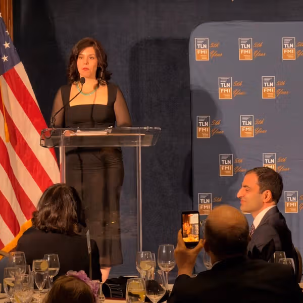 نگار مجتهدی و ایراناینترنشنال برنده جایزه شبکه رهبری ترنسآتلانتیک شدند