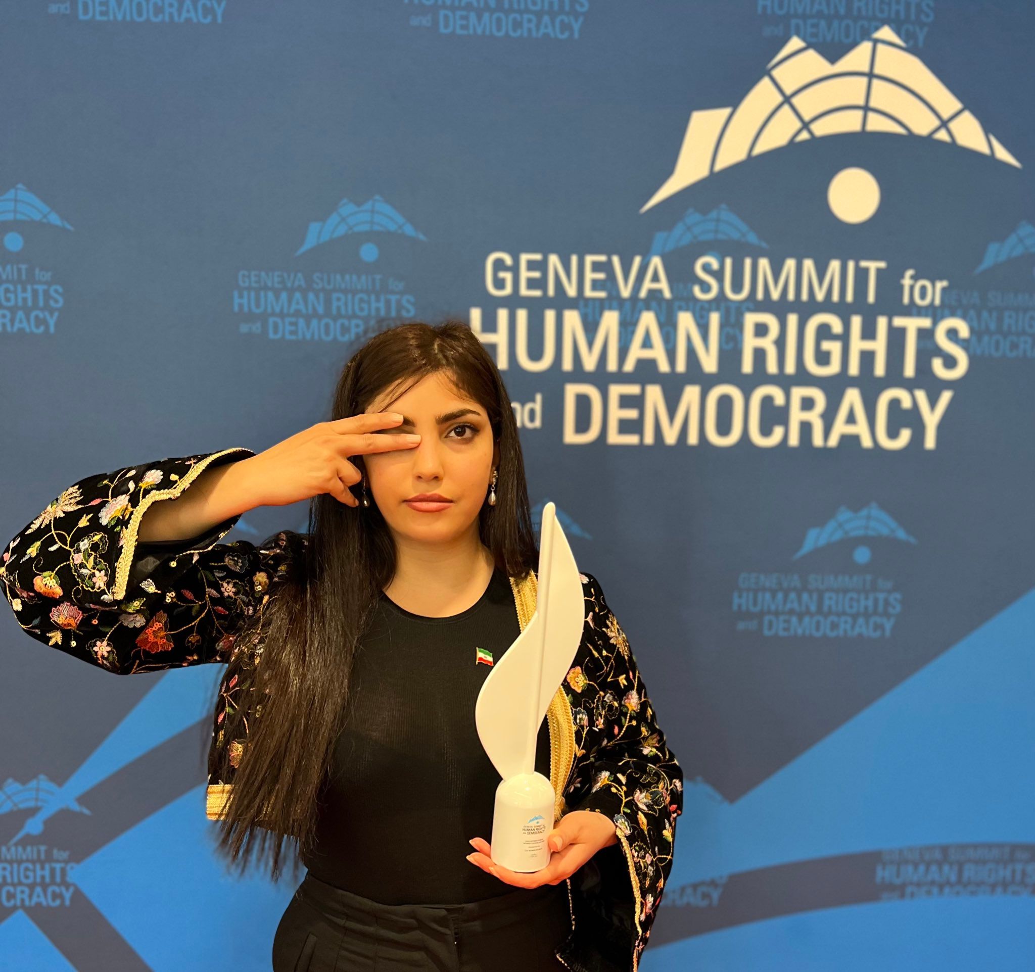 موضوع ایران در اجلاس ژنو برای حقوق‌بشر و دموکراسی؛ اهدای جایزه حقوق بشر به شیما بابایی