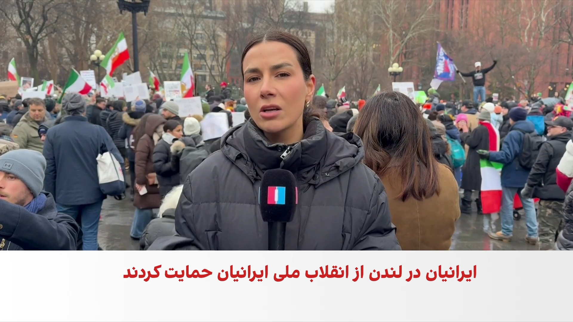 تجمع ایرانیان در نیویورک در محکومیت کشتار جمهوری اسلامی