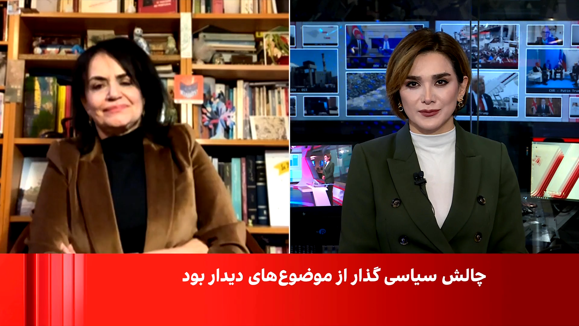 دیدار شهلا شفیق و داریوش آشوری با شاهزاده رضا پهلوی